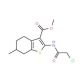 2-(2-Chloro-acetylamino)-6-methyl-4,5,6,7-tetrahydro-benzo[b]thiophene-3-carboxylic acid methyl ester - chemical structure im