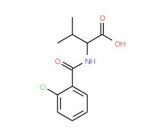 2-(2-Chloro-benzoylamino)-3-methyl-butyric acid - chemical structure image