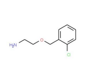 2-(2-Chloro-benzyloxy)-ethylamine (CAS 6594-66-7) - chemical structure image