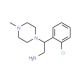 2-(2-Chloro-phenyl)-2-(4-methyl-piperazin-1-yl)-ethylamine - chemical structure image