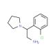 2-(2-Chloro-phenyl)-2-pyrrolidin-1-yl-ethylamine (CAS 791601-03-1) - chemical structure image