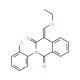 2-(2-Chloro-phenyl)-4-ethoxymethylene-4H-isoquinoline-1,3-dione - chemical structure image