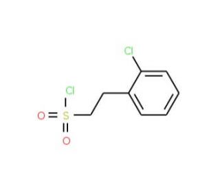 2-(2-Chloro-phenyl)-ethanesulfonyl chloride - chemical structure image