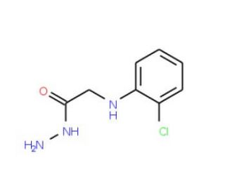 2-(2-Chloroanilino)acetohydrazide (CAS 2371-29-1) - chemical structure image
