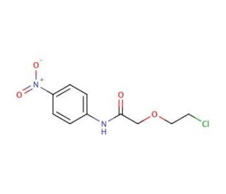 2-(2-Chloroethoxy)-N-(4-nitrophenyl)acetamide (CAS 811450-82-5) - chemical structure image