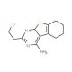 2-(2-chloroethyl)-5,6,7,8-tetrahydro[1]benzothieno[2,3-d]pyrimidin-4-amine - chemical structure image