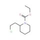 2-(2-Chloroethyl)piperidine-1-carboxylic acidethyl ester - chemical structure image