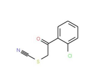 2-(2-Chlorophenyl)-2-oxoethyl thiocyanate (CAS 19339-58-3) - chemical structure image