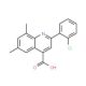 2-(2-Chlorophenyl)-6,8-dimethylquinoline-4-carboxylic acid - chemical structure image
