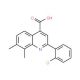 2-(2-chlorophenyl)-7,8-dimethylquinoline-4-carboxylic acid - chemical structure image