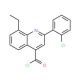 2-(2-chlorophenyl)-8-ethylquinoline-4-carbonyl chloride - chemical structure image