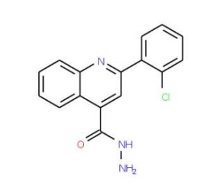 2-(2-Chlorophenyl)quinoline-4-carbohydrazide - chemical structure image