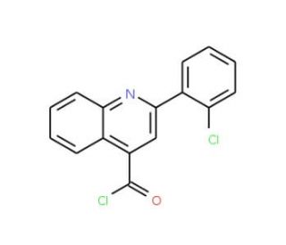 2-(2-chlorophenyl)quinoline-4-carbonyl chloride - chemical structure image