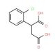 2-(2-Chlorophenyl)succinic acid (CAS 6954-40-1) - chemical structure image