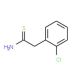 2-(2-Chlorophenyl)thioacetamide (CAS 673476-96-5) - chemical structure image