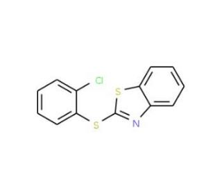 2-(2-Chlorophenylsulfanyl)benzothiazole (CAS 60372-34-1) - chemical structure image