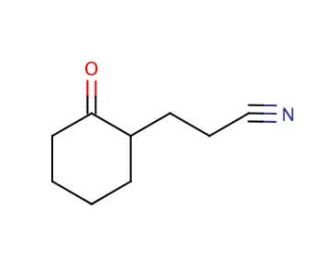 2-(2-Cyanethyl)cyclohexanone (CAS 4594-78-9) - chemical structure image