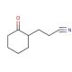 2-(2-Cyanethyl)cyclohexanone (CAS 4594-78-9) - chemical structure image