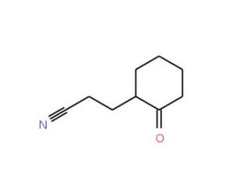 2-(2-Cyanoethyl)cyclohexanone (CAS 4594-78-9) - chemical structure image