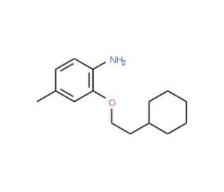 2-(2-Cyclohexylethoxy)-4-methylaniline - chemical structure image