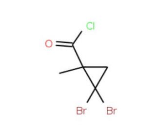 2,2-dibromo-1-methylcyclopropanecarbonyl chloride - chemical structure image