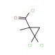 2,2-Dichloro-1-methyl-cyclopropanecarbonyl chloride - chemical structure image
