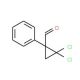 2,2-Dichloro-1-phenyl-cyclopropanecarbaldehyde - chemical structure image