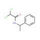 2,2-Dichloro-N-(1-phenylethyl)acetamide (CAS 39096-80-5) - chemical structure image