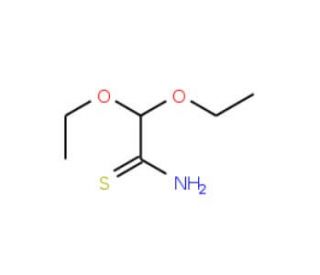 2,2-Diethoxyethanethioamide (CAS 73956-15-7) - chemical structure image