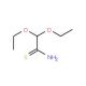 2,2-Diethoxyethanethioamide (CAS 73956-15-7) - chemical structure image
