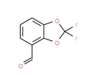2,2-Difluoro-1,3-benzodioxole-4-carboxaldehyde (CAS 119895-68-0) - chemical structure image