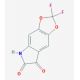 2,2-Difluoro-2H,5H,6H,7H-[1,3]dioxolo[4,5-f]indole-6,7-dione (CAS 1016683-99-0) - chemical structure image