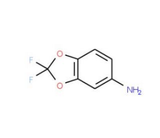 2,2-Difluoro-5-amino-1,3-benzodioxole (CAS 1544-85-0) - chemical structure image