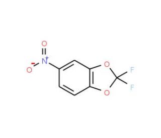 2,2-Difluoro-5-nitro-1,3-benzodioxole (CAS 1645-96-1) - chemical structure image