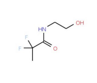 2,2-Difluoro-N-(2-hydroxyethyl)propionamide - chemical structure image
