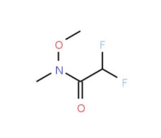 2,2-Difluoro-N-methoxy-N-methylacetamide (CAS 142492-01-1) - chemical structure image