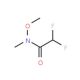 2,2-Difluoro-N-methoxy-N-methylacetamide (CAS 142492-01-1) - chemical structure image