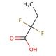 2,2-Difluorobutyric acid (CAS 2366-62-3) - chemical structure image