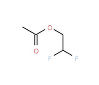 2,2-Difluoroethyl acetate (CAS 1550-44-3) - chemical structure image