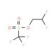 2,2-Difluoroethyl trifluoromethanesulfonate (CAS 74427-22-8) - chemical structure image