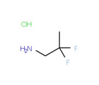 2,2-Difluoropropylamine hydrochloride (CAS 421-00-1) - chemical structure image