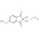 2,2-Dihydroxy-5-methoxy-1,3-indandione hydrate (CAS 304671-58-7) - chemical structure image