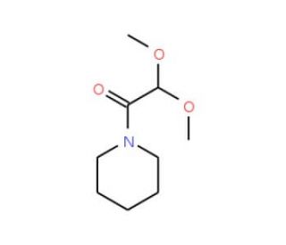 2,2-Dimethoxy-1-piperidino-1-ethanone (CAS 16695-59-3) - chemical structure image