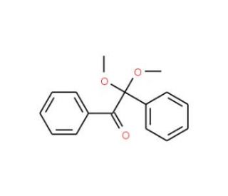 2,2-Dimethoxy-2-phenylacetophenone (CAS 24650-42-8) - chemical structure image