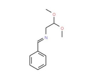 2,2-Dimethoxy-N-(phenylmethylene)-1-ethanamine - chemical structure image