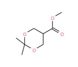 2,2-Dimethyl-1,3-dioxane-5-carboxylic Acid Methyl Ester (CAS 155818-14-7) - chemical structure image