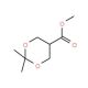 2,2-Dimethyl-1,3-dioxane-5-carboxylic Acid Methyl Ester (CAS 155818-14-7) - chemical structure image