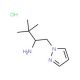 2,2-Dimethyl-1-pyrazol-1-ylmethyl-propylamine hydrochloride - chemical structure image