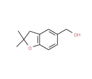 (2,2-Dimethyl-2,3-dihydro-benzofuran-5-yl)-methanol - chemical structure image