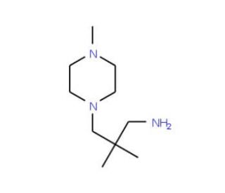 2,2-Dimethyl-3-(4-methyl-piperazin-1-yl)-propylamine - chemical structure image